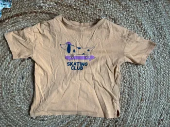 T-shirt orange Kiabi 6 ans tbe