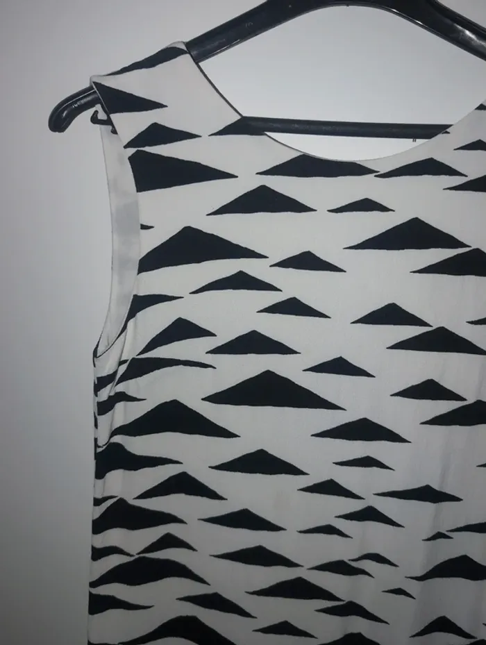 Robe Cop Copine Noir&Blanc et dorée magnifique S - photo numéro 3