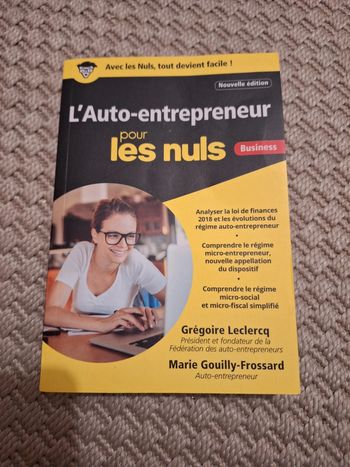Livre "L'Auto-entrepreneur pour les nuls"