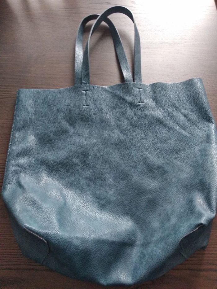 Sac simili bleu - photo numéro 3