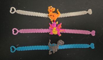 Lot bracelets dinosaures