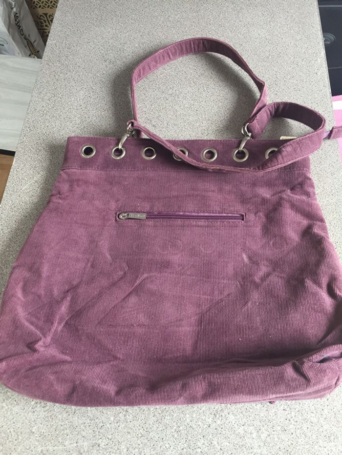 Sac Velours Neuf Ludivine Violet - photo numéro 2