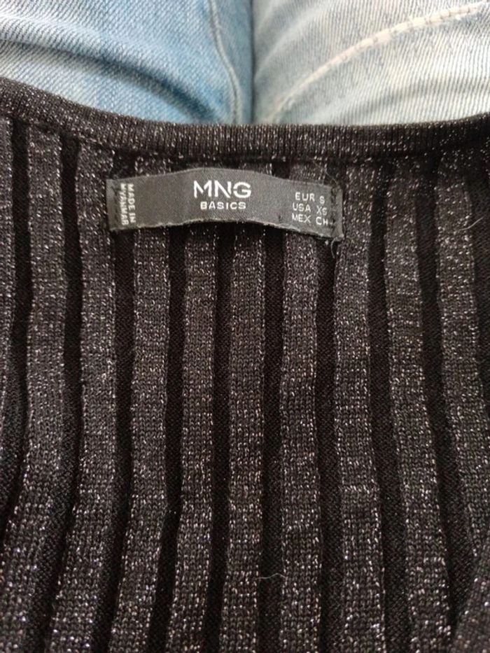 C54 blouse noir Mango S - photo numéro 3