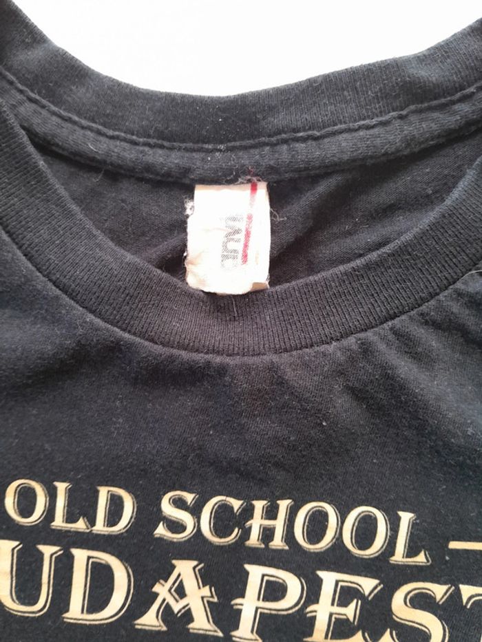 Tee shirt vintage moto csepel 1954 anvil - photo numéro 4