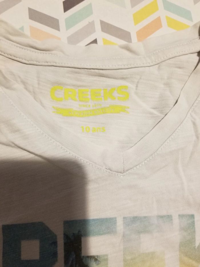 T-shirt creeks - photo numéro 2