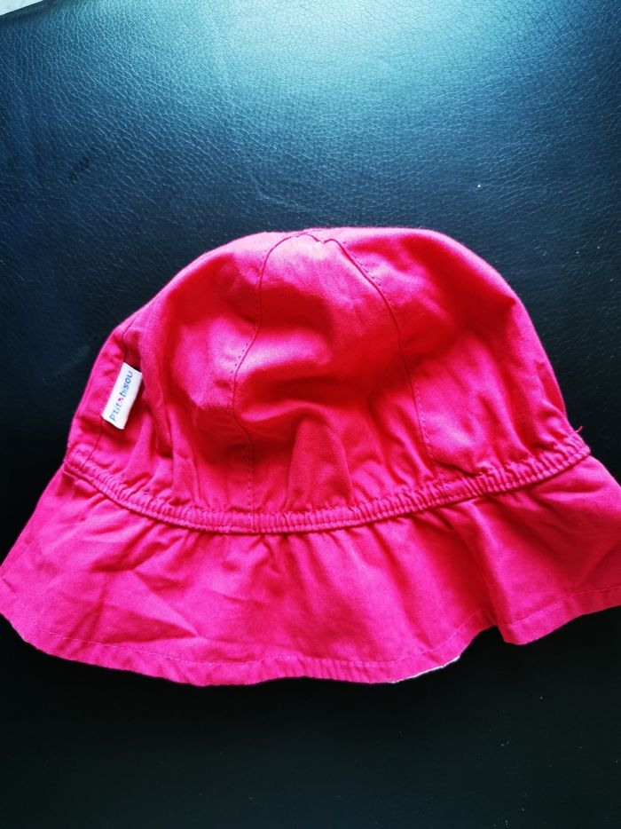 Chapeau réversible ptit bisou - photo numéro 2