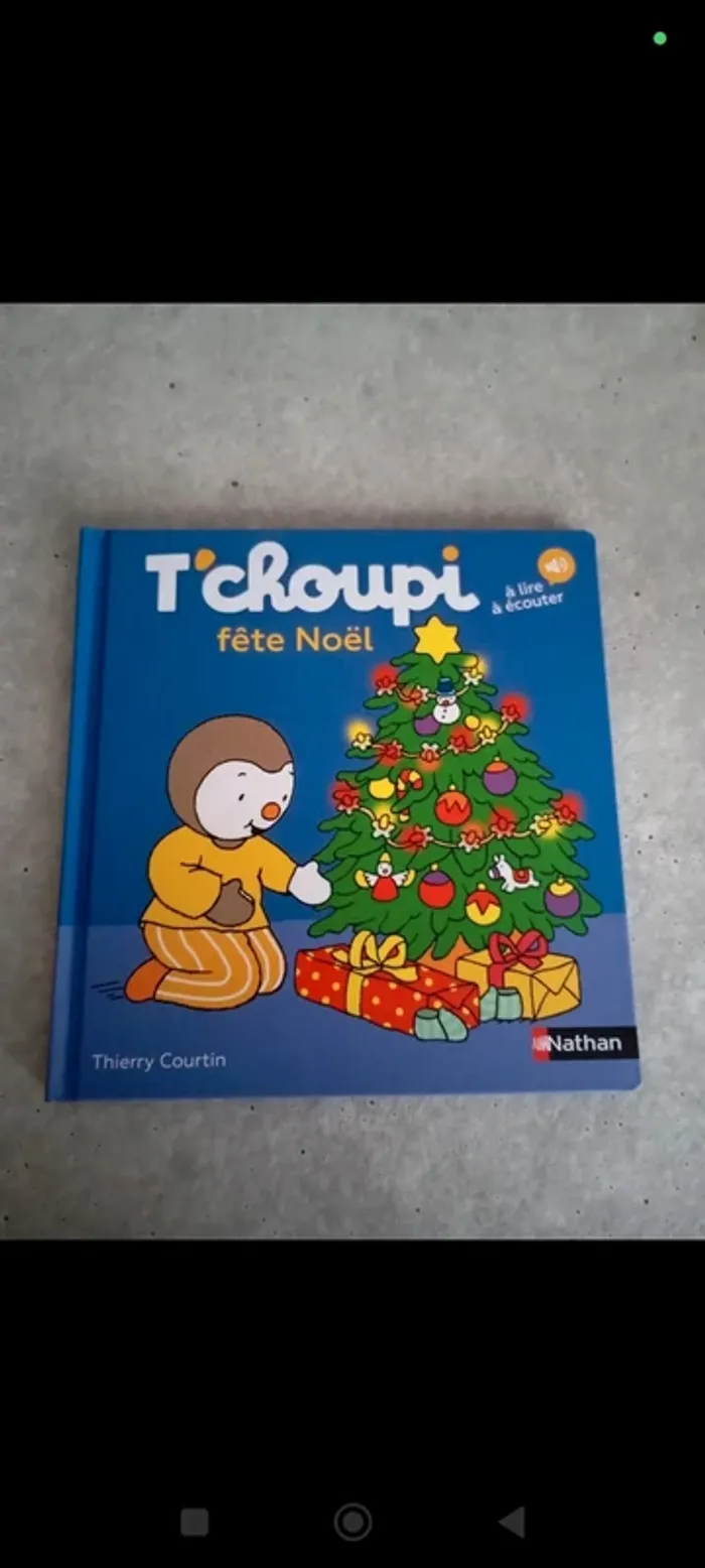 Livre T'choupi fête Noël