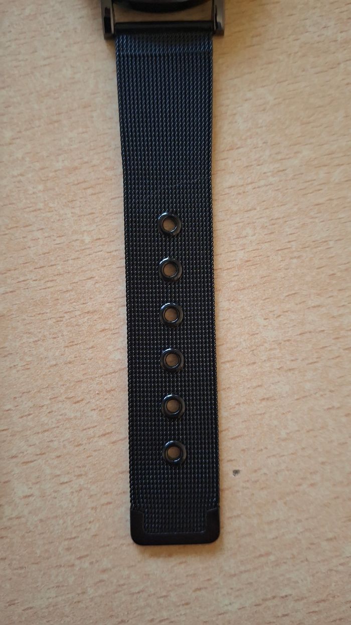 Montre pour homme et bracelet noirs - photo numéro 3