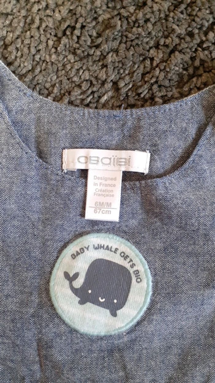 Barboteuse obaibi taille 6 mois - photo numéro 2