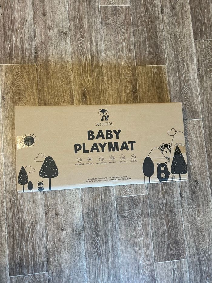 Tapis de jeu pliable réversible bébé neuf - photo numéro 10