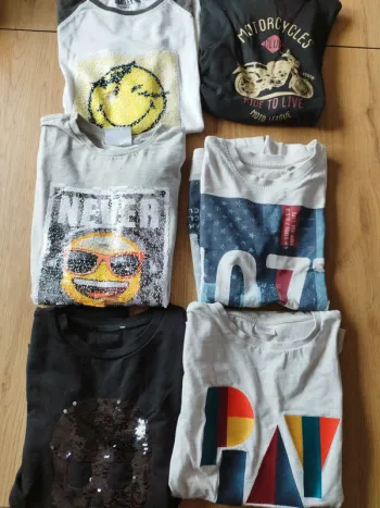 Lot tee shirt manches longues