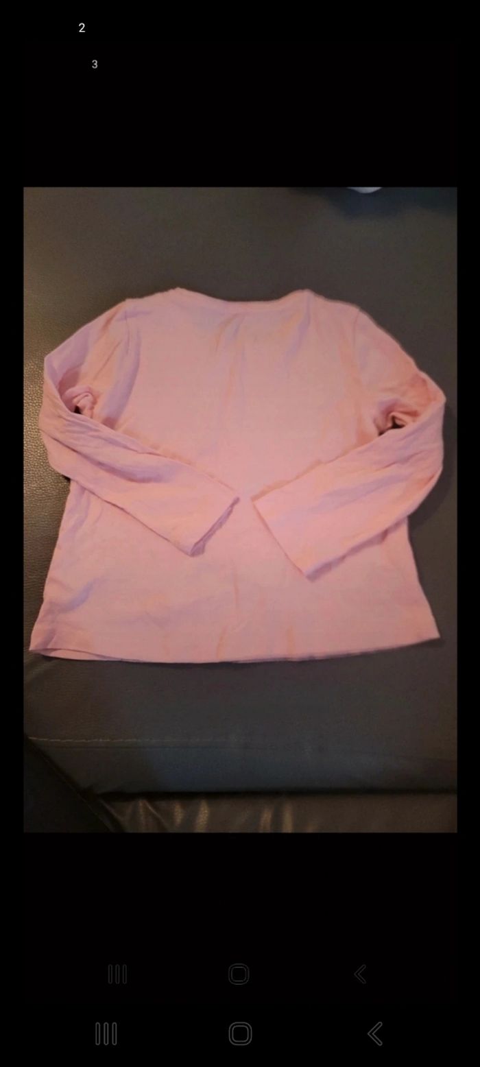 Tee-shirt manche longue fille 3/4 ans - photo numéro 3