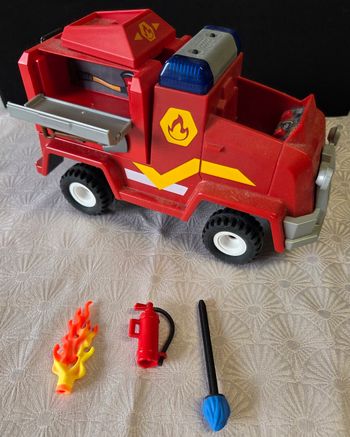 Camion pompiers playmobil
