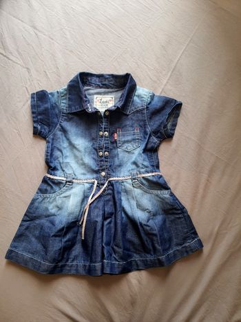 Robe en jean  bébé