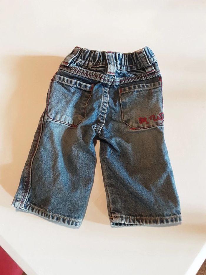 Jean délavé petit garçon 3 mois Du pareil au même - photo numéro 2