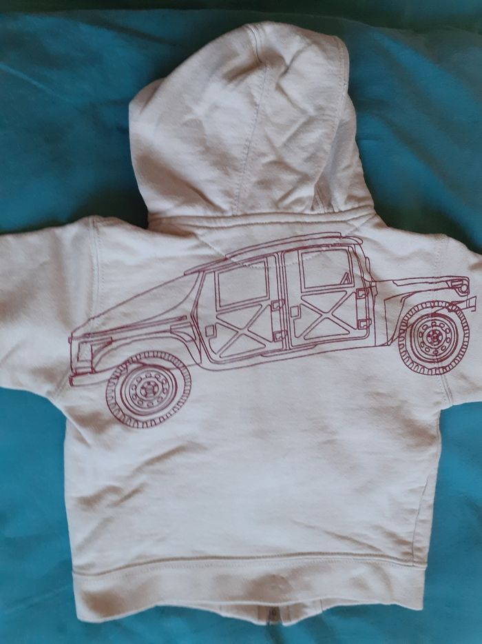 Veste à capuche garçon 6 mois - photo numéro 3