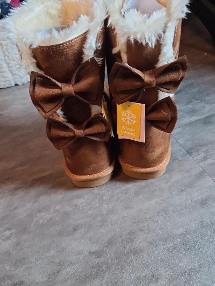 Bottines suédine marron - photo numéro 4