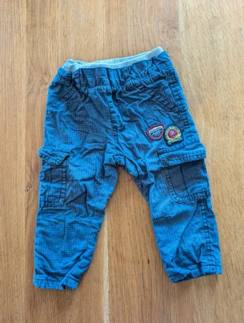 Pantalon large avec poches taille élastique garçon 18 mois