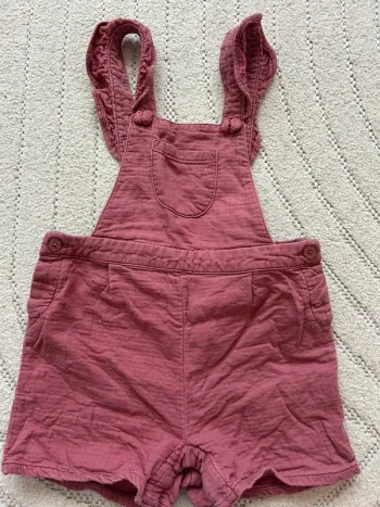 Salopette short  rose