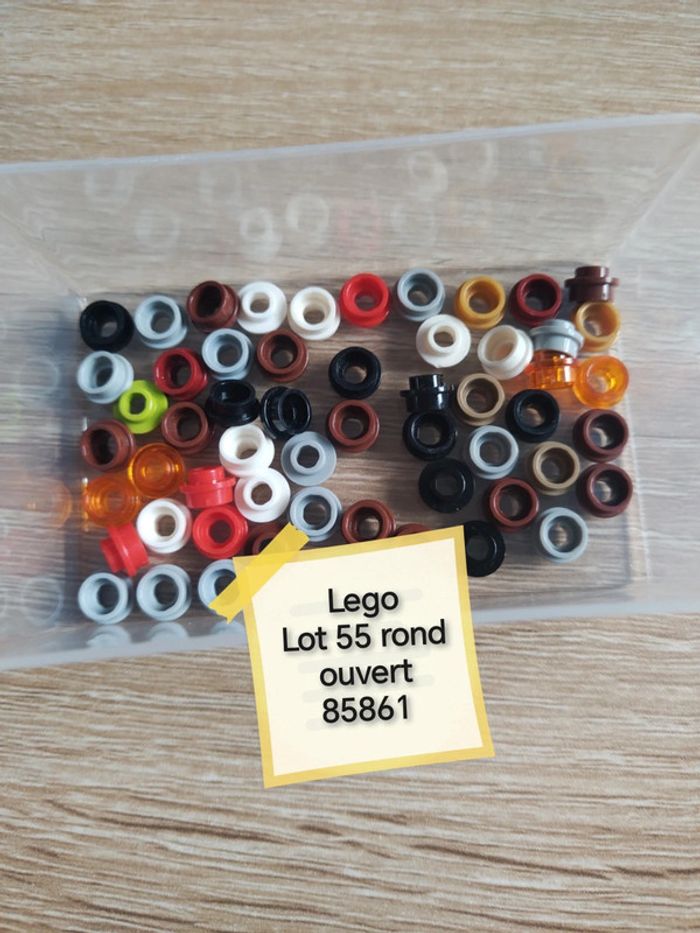 Lego lot 55 ronds ouvert 85861