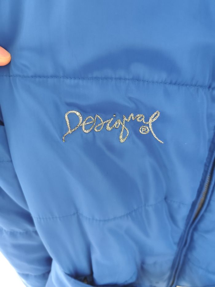 Manteau Desigual bleu taille 40 - photo numéro 4