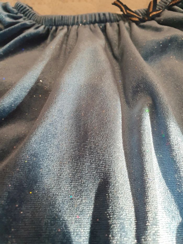 Robe de fête velours bleu Tape à l œil 18 mois - photo numéro 5