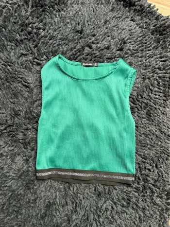 Haut court femme vert