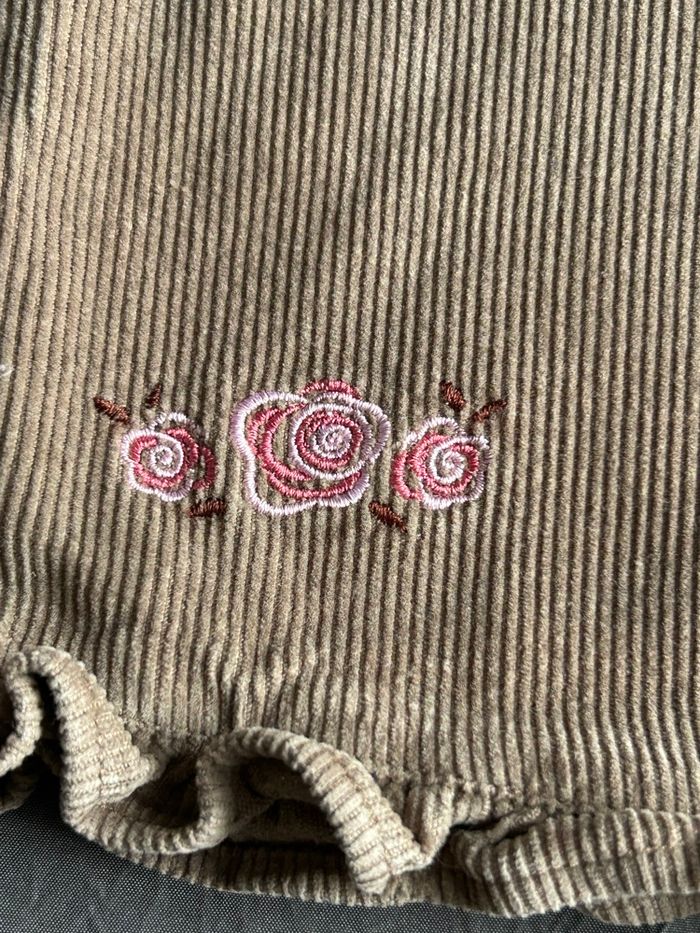 Robe en velours petite fille - photo numéro 2