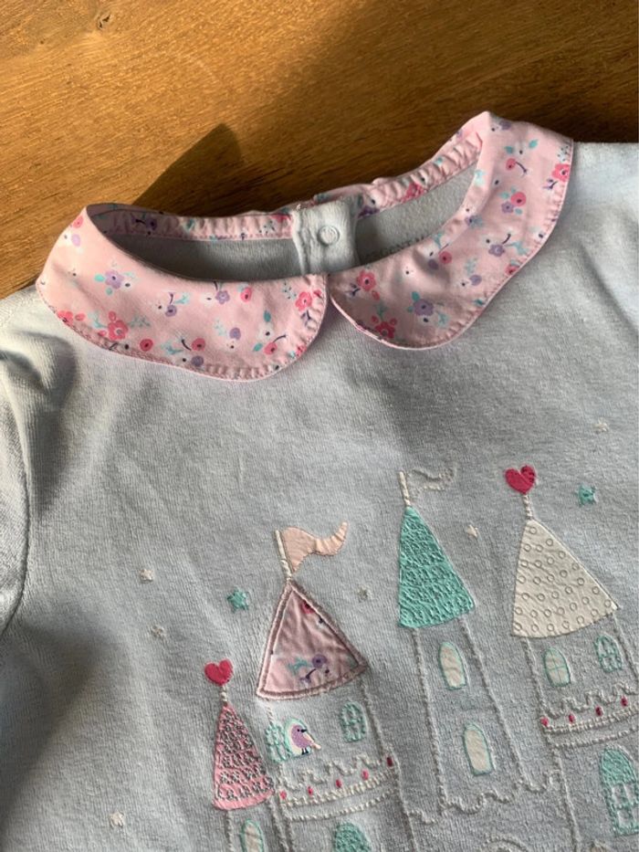 Pyjama velours bleu sergent major 8 ans - photo numéro 4