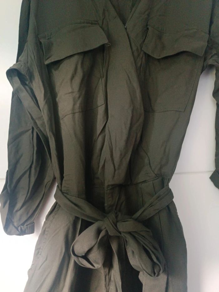 Combinaison kaki ceinturée – Taille L - photo numéro 3