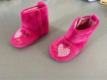 Chausson montant rose