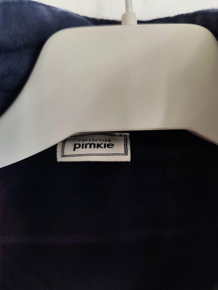 Chemise bleu marine à carreaux – Taille XS – Pimkie - photo numéro 2