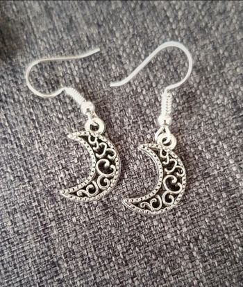 Boucles d'oreille Lune