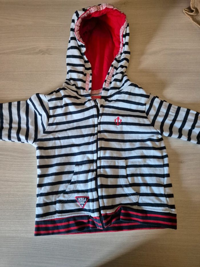 Veste Marinière garçon 2ans