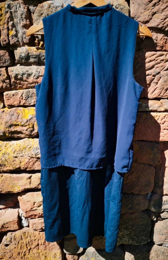 Robe courte Only taille 38 bleu marine - photo numéro 5