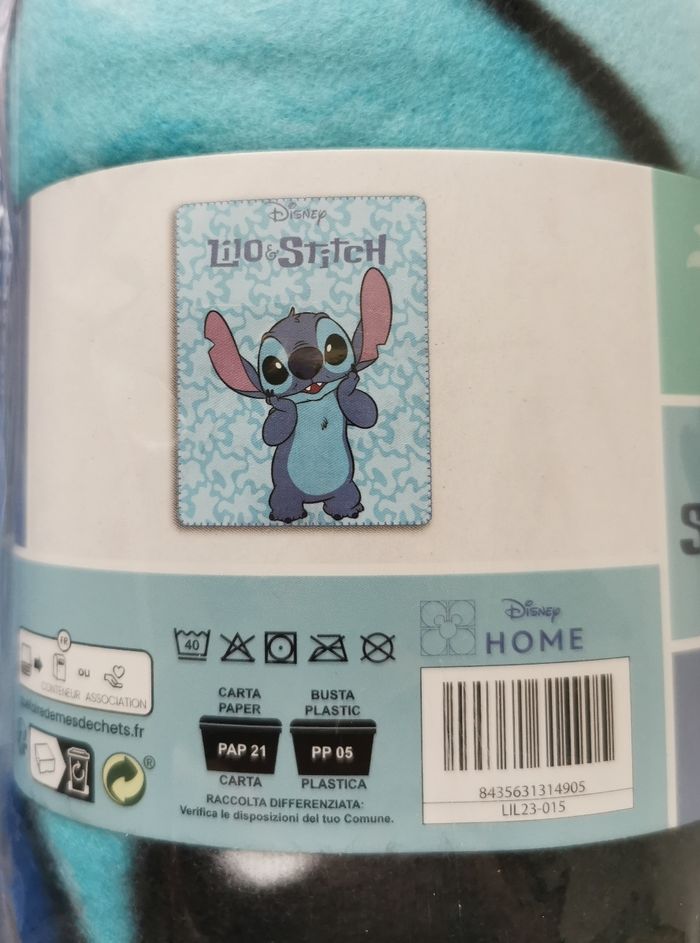 Lot coussin et plaid Stitch - photo numéro 3