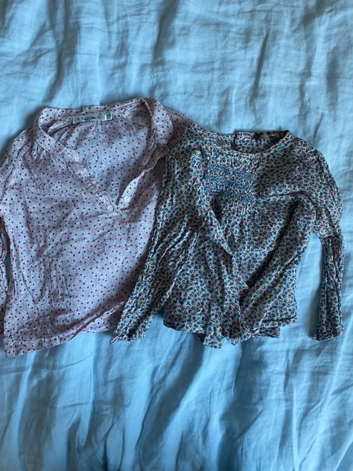 Lot 2 blouses 18 mois Bout’chou