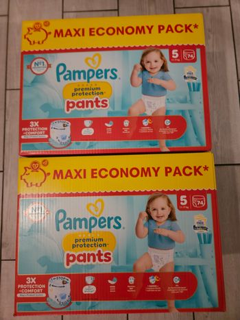 Pampers prenium protection pants taille 5