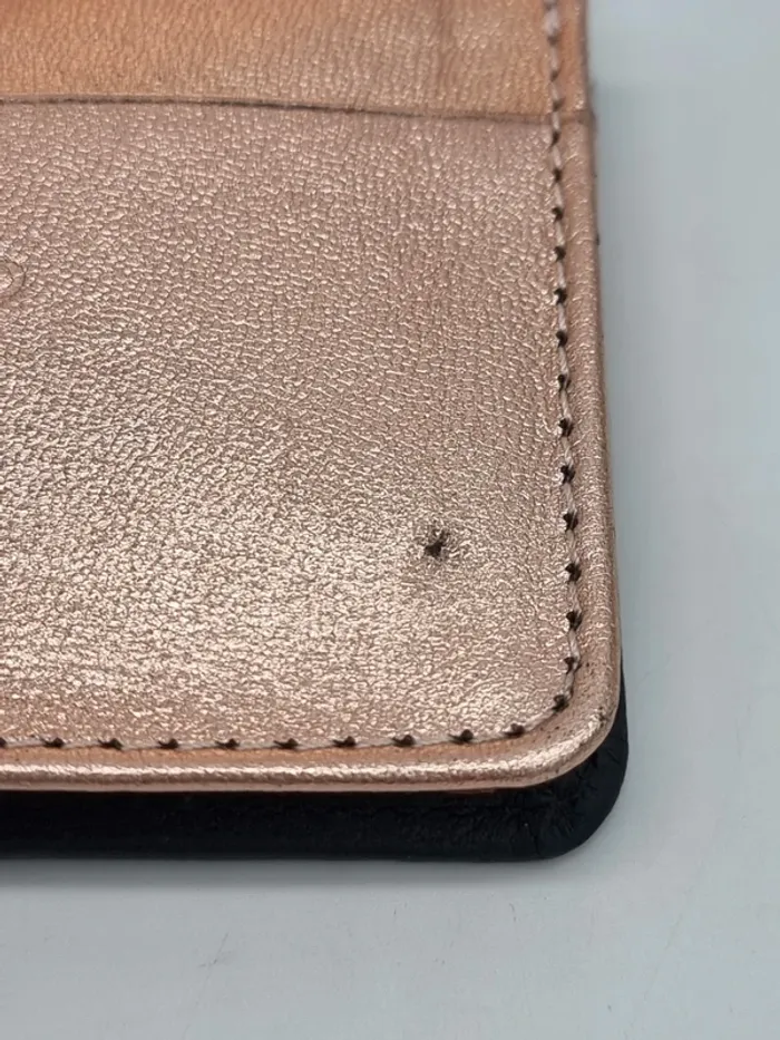Repetto porte cartes noir et rose gold - photo numéro 7