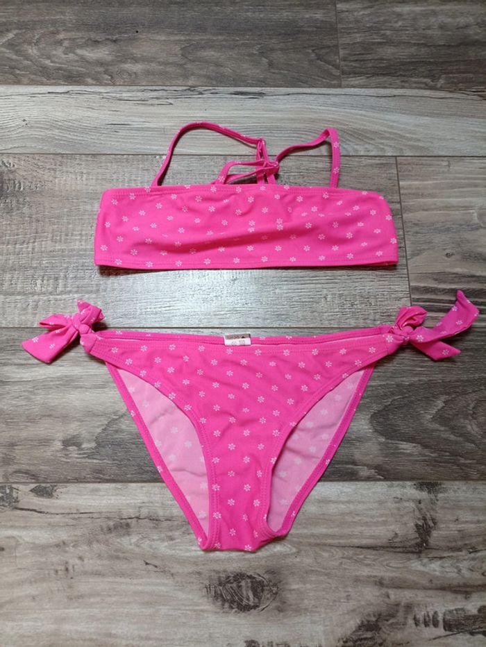 Maillot de bain 2 pièces fille taille 12 ans