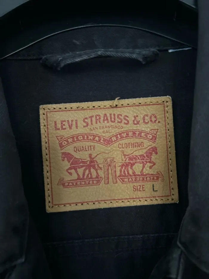 Levi’s veste en jeans noire - photo numéro 7