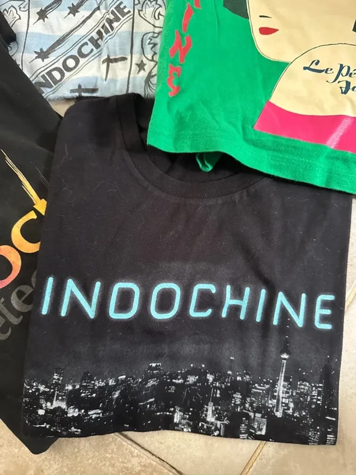 Lot de 5 t-shirt Indochine - photo numéro 7