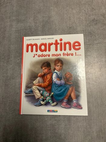 Livre Martine, j’adore mon frère