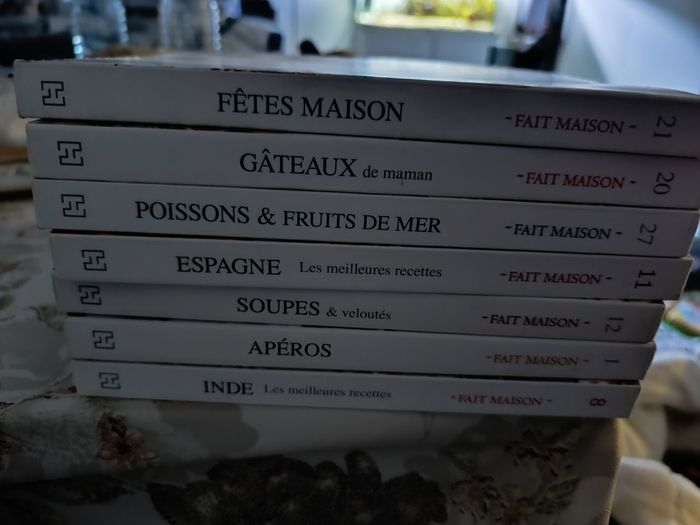 Lot de livres hachette cuisine fait maison
