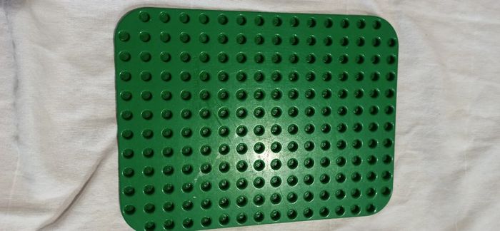 Plaque de base décor lego duplo verte - photo numéro 5