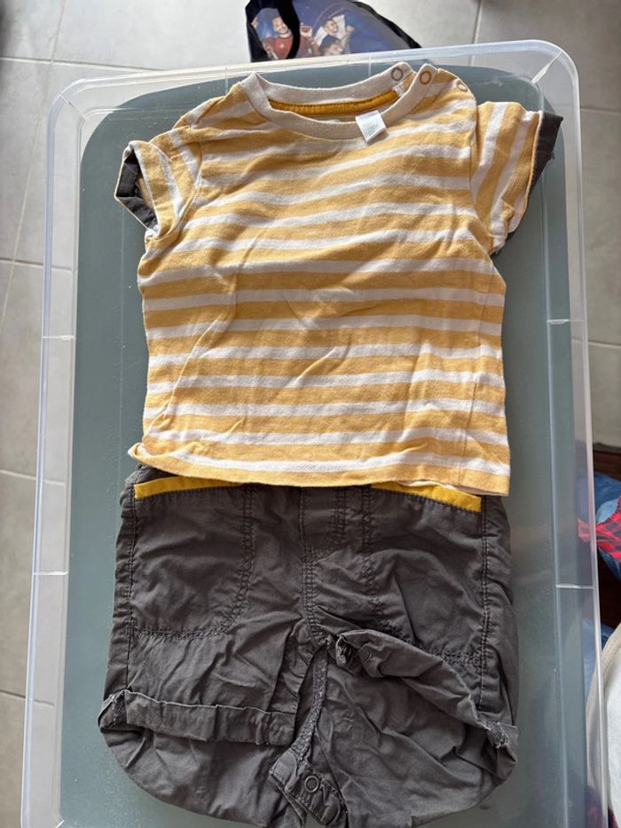 Ensemble Salopette t shirt