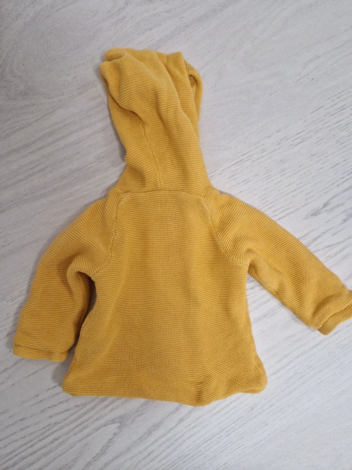 Veste en maille jaune orchestra 6M - photo numéro 3