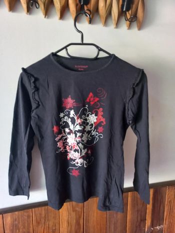 Tee-shirt manches longues noir