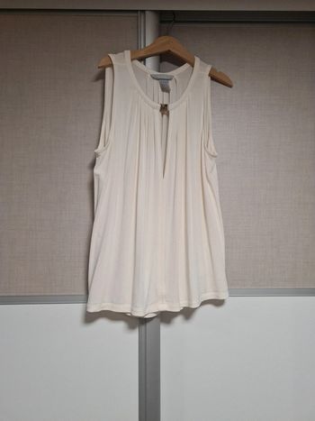 Top épaules dénudés ivoire S