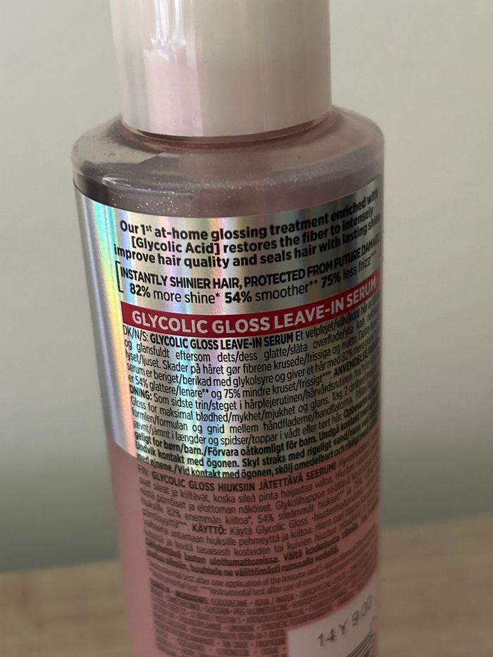 L’Oreal Paris Elseve Glycolic Gloss Sérum sans rinçage pour cheveux ternes 150 ml - photo numéro 5